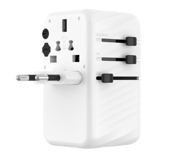 FIXED Voyager World Adapter 3xUSB-C/1xUSB GaN 120W bialy - 1342432 - zdjęcie 2